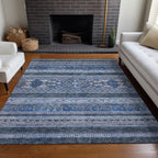 Machine Washable Indoor/ Outdoor Chantille Tribal Boho Rug