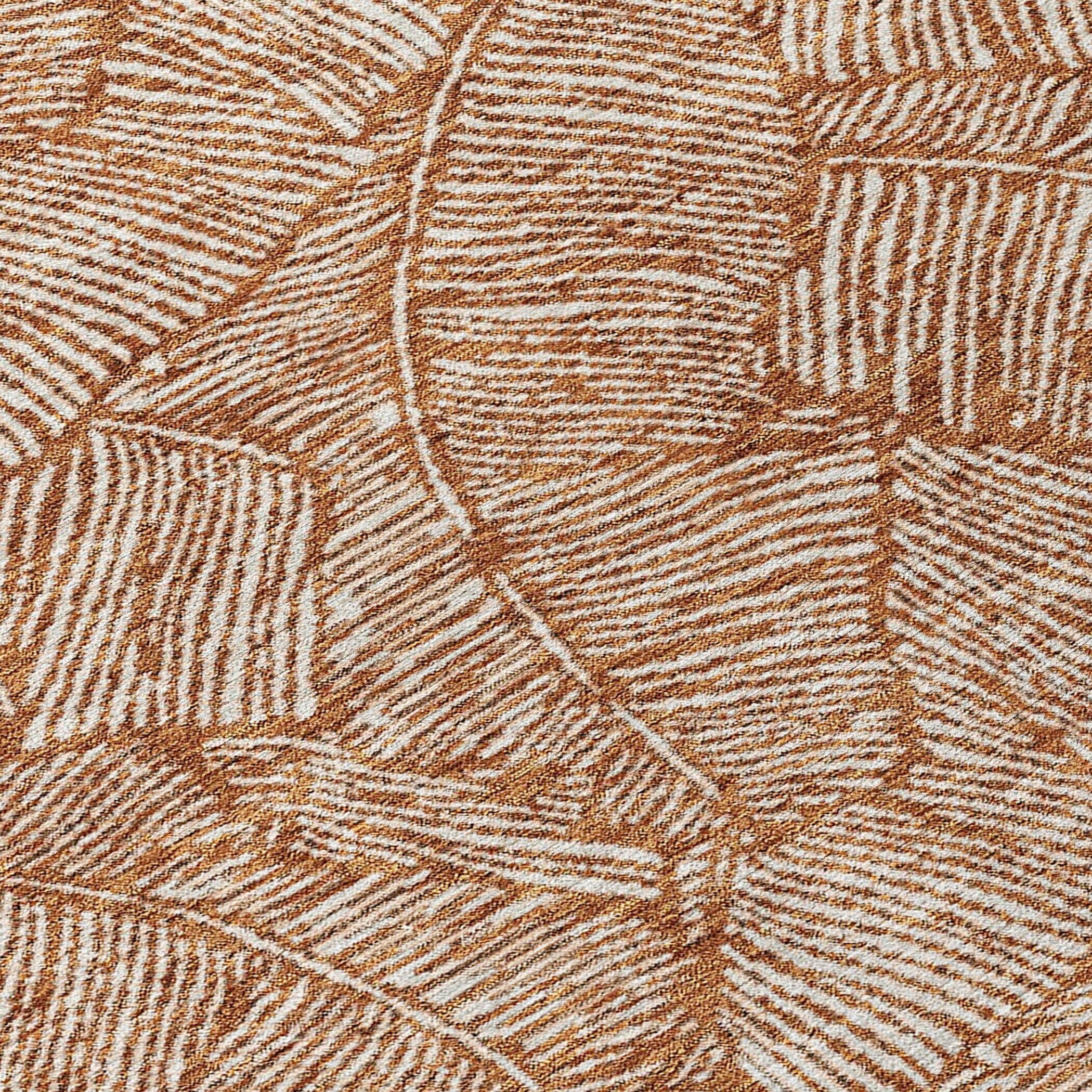 Machine Washable Indoor/ Outdoor Chantille Tropical Palm Rug