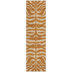 Machine Washable Indoor/ Outdoor Modern Animal Print Chantille Rug