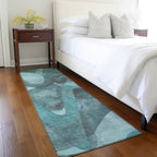 Machine Washable Indoor/ Outdoor Modern Chantille Rug