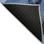 Machine Washable Indoor/ Outdoor Modern Chantille Rug