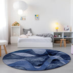 Machine Washable Indoor/ Outdoor Modern Chantille Rug