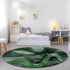 Machine Washable Indoor/ Outdoor Modern Chantille Rug