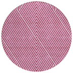 Machine Washable Indoor/ Outdoor Modern Geo Chantille Rug