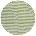 Machine Washable Indoor/ Outdoor Modern Geo Chantille Rug