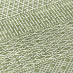 Machine Washable Indoor/ Outdoor Modern Stripes Chantille Rug