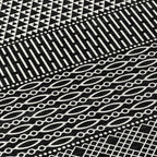 Machine Washable Indoor/ Outdoor Modern Stripes Chantille Rug