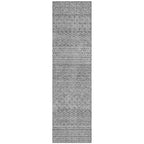 Machine Washable Indoor/ Outdoor Modern Stripes Chantille Rug