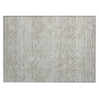 Machine Washable Indoor/ Outdoor Modern Stripes Chantille Rug