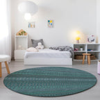 Machine Washable Indoor/ Outdoor Moroccan Stripes Chantille Rug