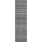 Machine Washable Indoor/ Outdoor Moroccan Stripes Chantille Rug