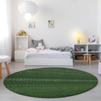 Machine Washable Indoor/ Outdoor Moroccan Stripes Chantille Rug