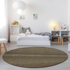 Machine Washable Indoor/ Outdoor Moroccan Stripes Chantille Rug