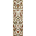 Machine Washable Indoor/ Outdoor Traditional Kashan Chantille Rug