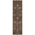 Machine Washable Indoor/ Outdoor Traditional Kashan Chantille Rug