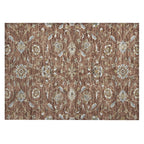 Machine Washable Indoor/ Outdoor Traditional KashanChantille Rug