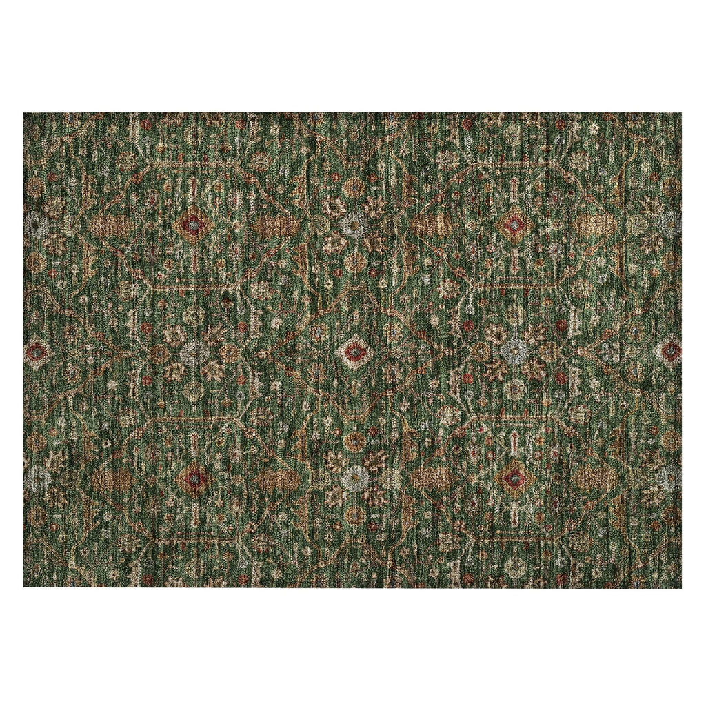 Machine Washable Indoor/ Outdoor Traditional Persian Chantille Rug