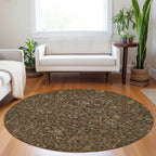 Machine Washable Indoor/ Outdoor Traditional Persian Chantille Rug