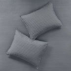 Madison Park Anchorage 8 Piece Printed Seersucker Comforter and Quilt Set Collection