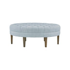 Madision Park Chase Surfboard Tufted Upholstered Ottoman with Solid Wood