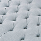 Madision Park Chase Surfboard Tufted Upholstered Ottoman with Solid Wood