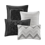 Madison Park Essentials Loretta 24-Piece Room in a Bag with Window Panels and Sheet Set