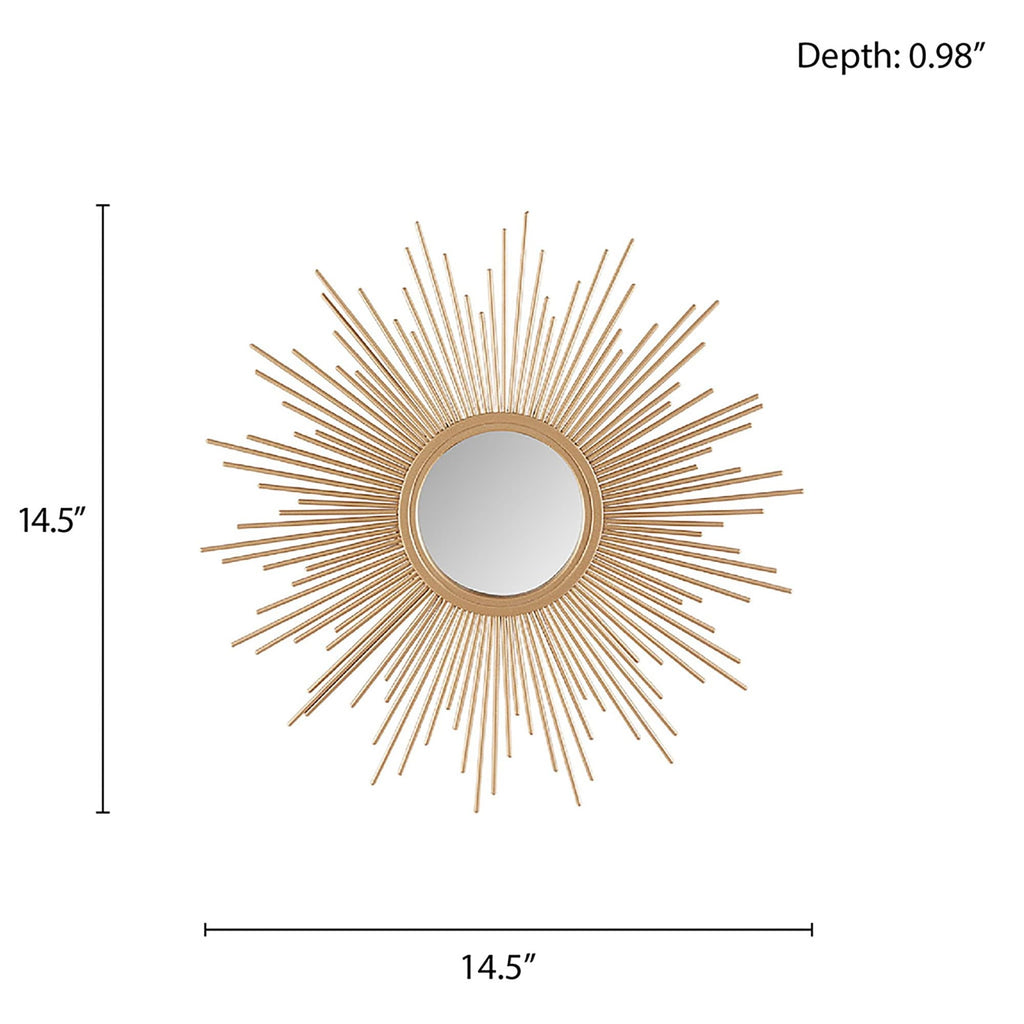 Madison Park Fiore Sunburst Wall Decor Mirror