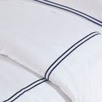 Madison Park Signature 500 Thread Count Luxury Collection 100% Cotton Sateen Embroidered Duvet Cover Set