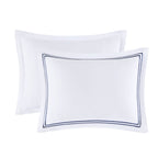 Madison Park Signature 500 Thread Count Luxury Collection 100% Cotton Sateen Embroidered Duvet Cover Set