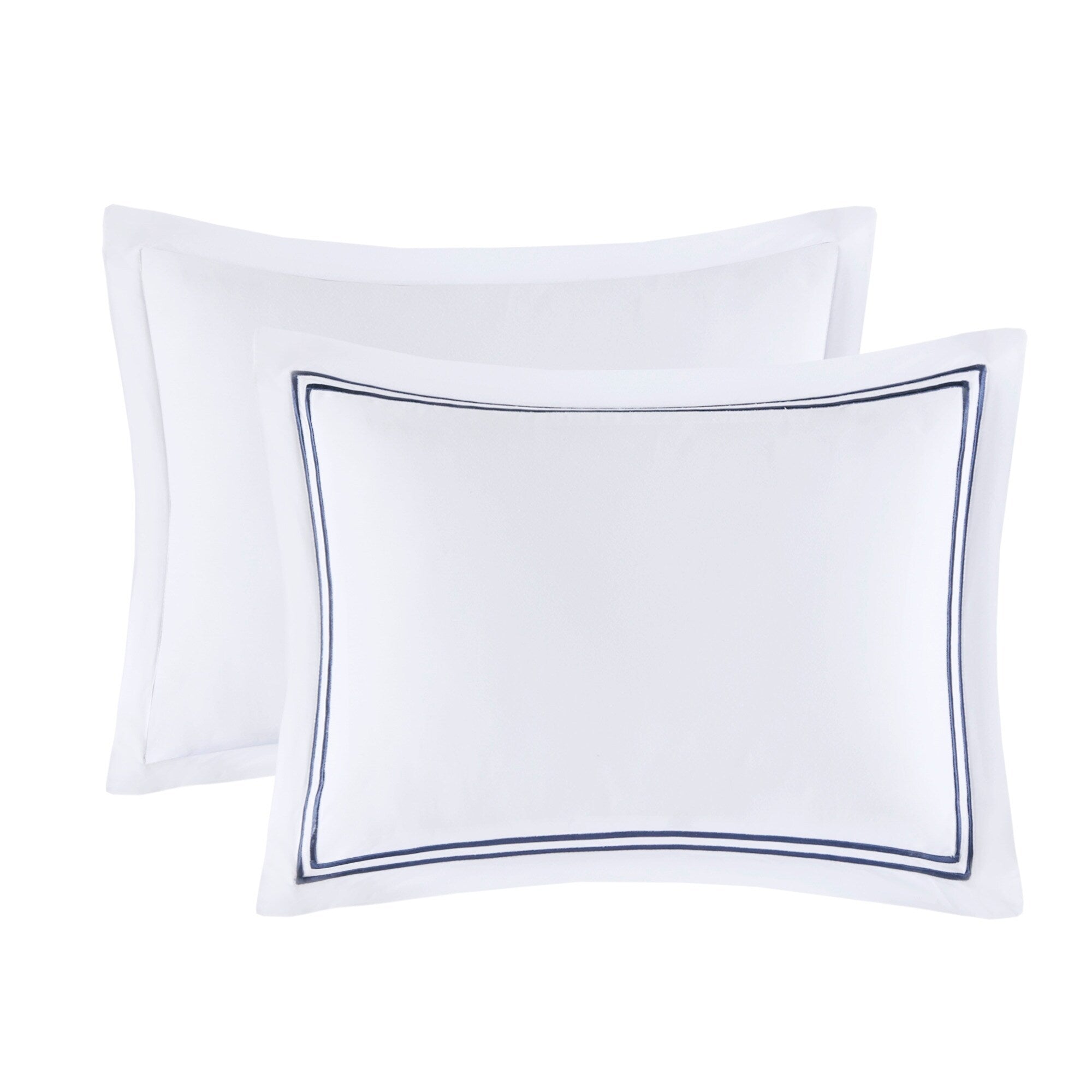 Madison Park Signature 500 Thread Count Luxury Collection 100% Cotton Sateen Embroidered Duvet Cover Set