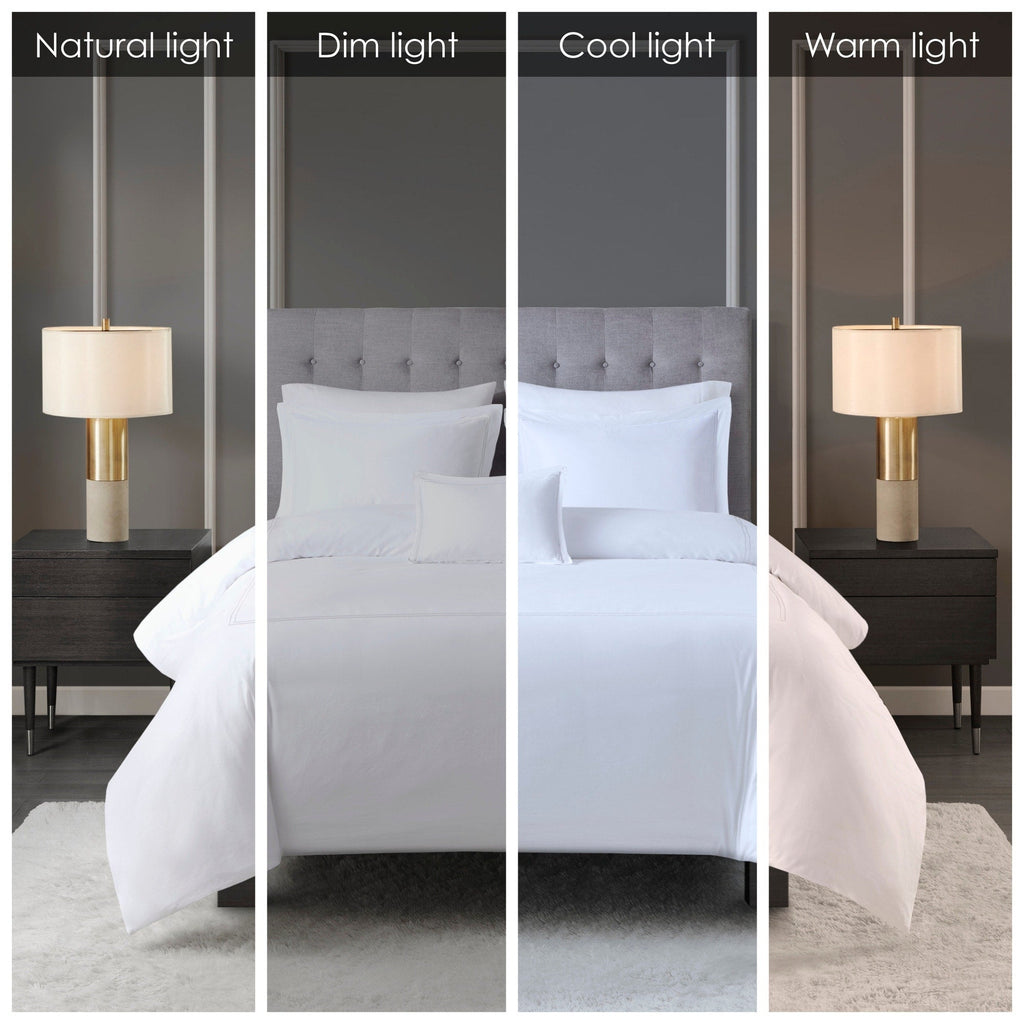 Madison Park Signature 500 Thread Count Luxury Collection 100% Cotton Sateen Embroidered Duvet Cover Set