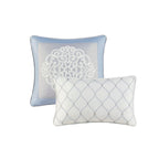 Madison Park Vera 8 Piece Embroidered Microfiber Comforter Set