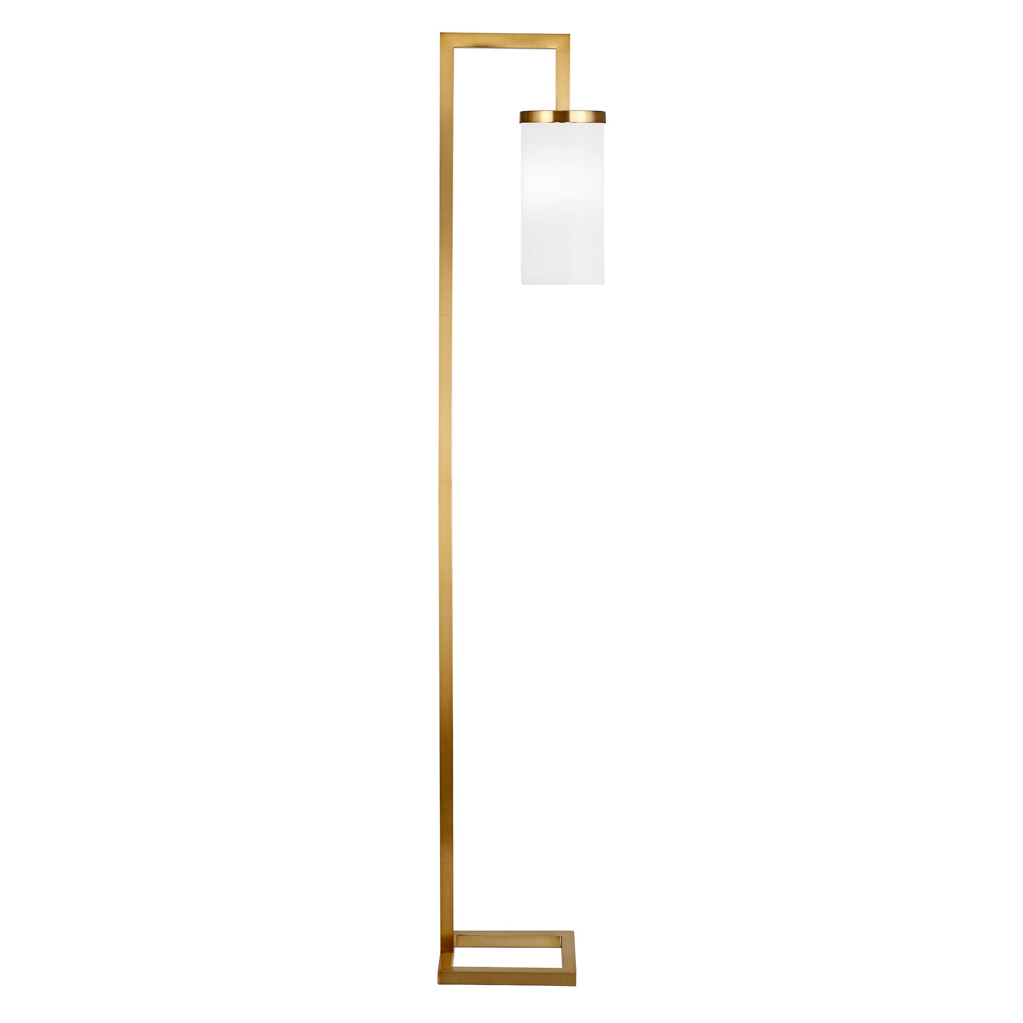 Malva 67.75 Tall Floor Lamp with Glass Shade - 11 Wide