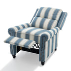 Manual Pushback Recliner Chairs with Nailhead Trim