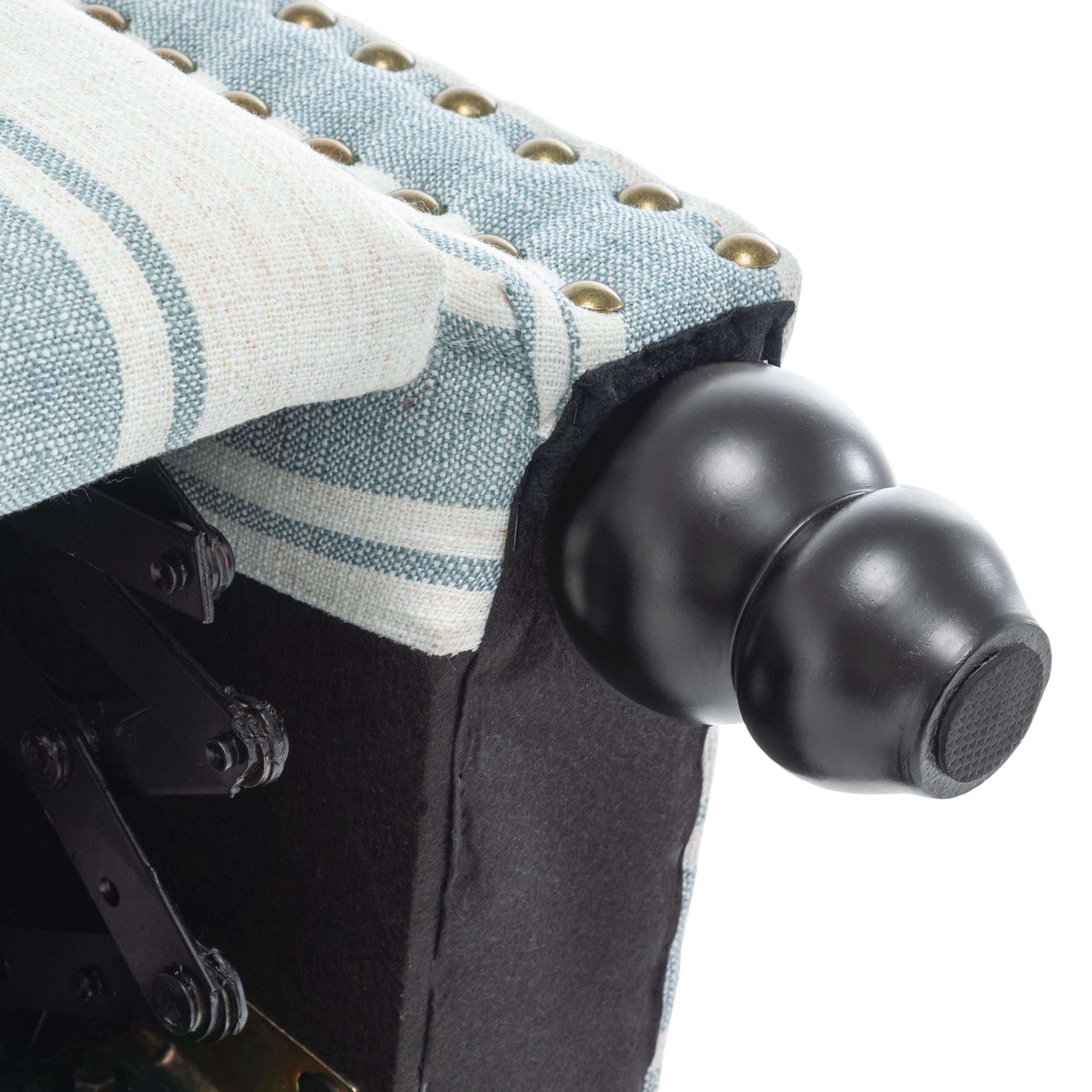 Manual Pushback Recliner Chairs with Nailhead Trim