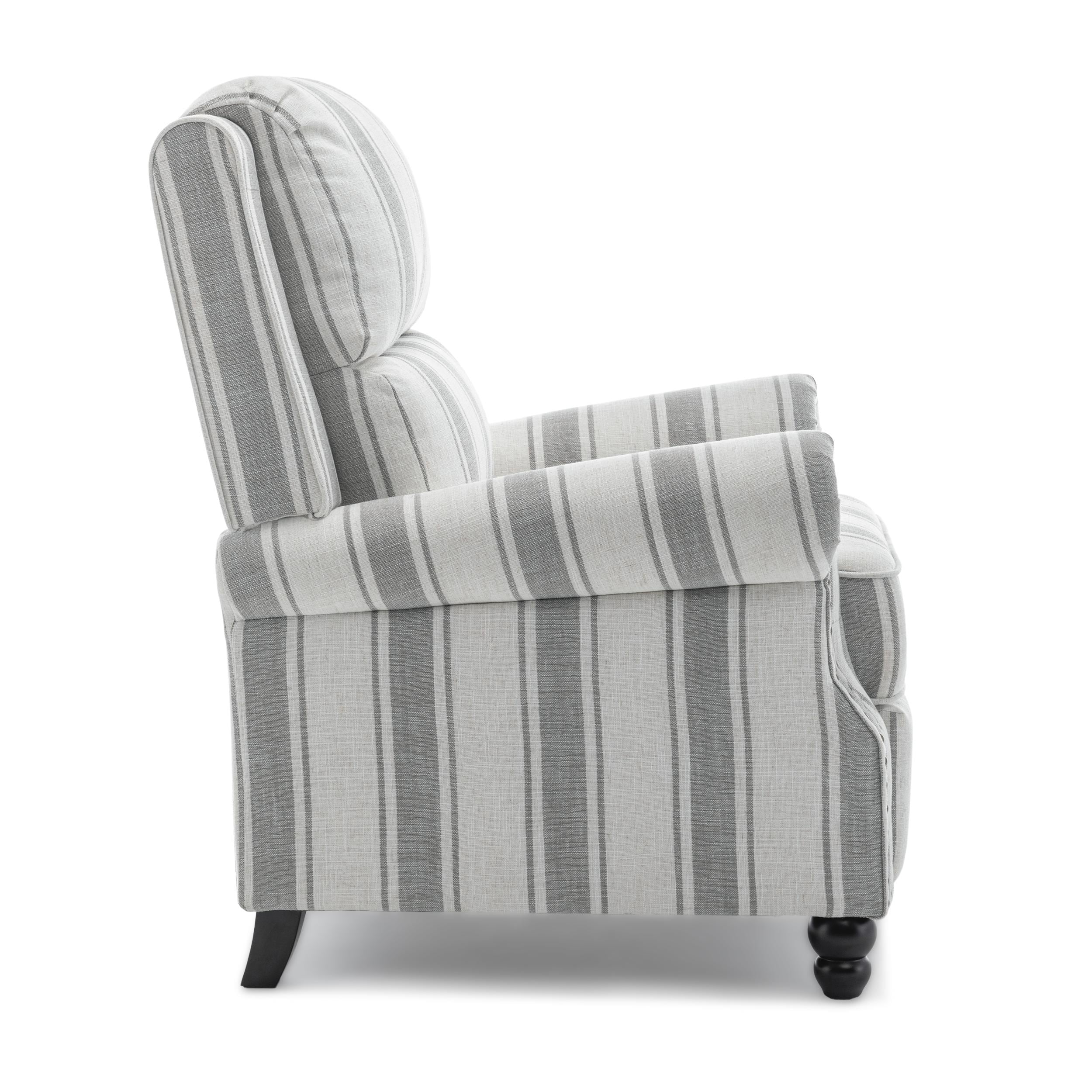 Manual Pushback Recliner Chairs with Nailhead Trim