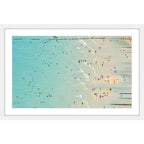 Marmont Hill - 'Fun at the Beach' Framed Painting Print - Multi-Color