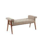 Mason Tan Accent Bench by INK+IVY