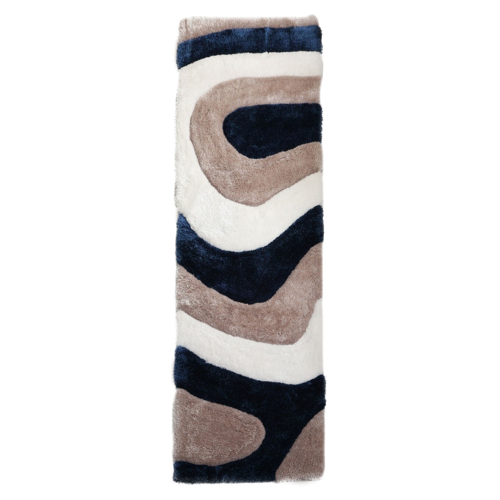 Mateos Shag Abstract Designed Area Rug