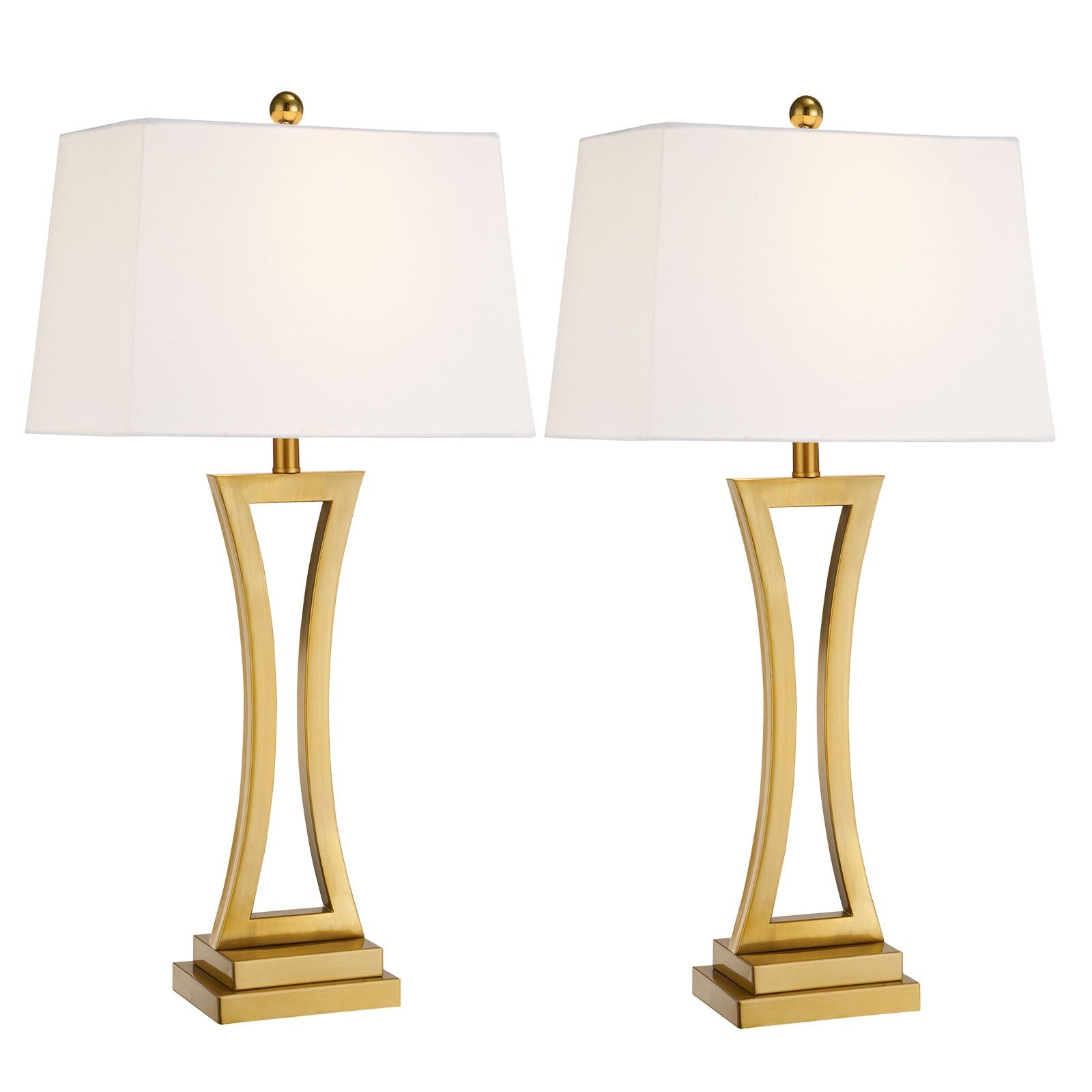 Maxax 30.75 Bedside Table Lamp Set (Set of 2)