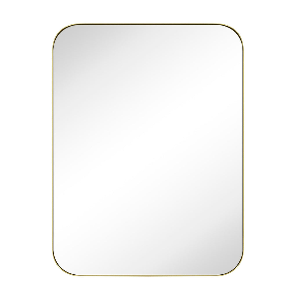 TEHOME Mid-Century Modern Chic Metal Rounded Wall Mirrors