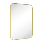 TEHOME Mid-Century Modern Chic Metal Rounded Wall Mirrors