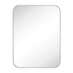 TEHOME Mid-Century Modern Chic Metal Rounded Wall Mirrors
