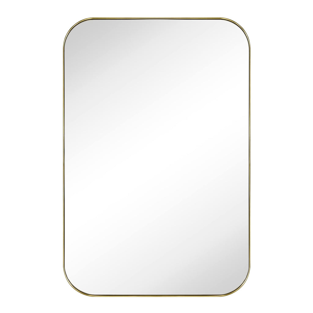 TEHOME Mid-Century Modern Chic Metal Rounded Wall Mirrors