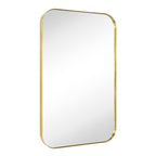 TEHOME Mid-Century Modern Chic Metal Rounded Wall Mirrors