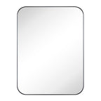 TEHOME Mid-Century Modern Chic Metal Rounded Wall Mirrors