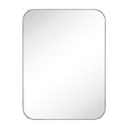 TEHOME Mid-Century Modern Chic Metal Rounded Wall Mirrors