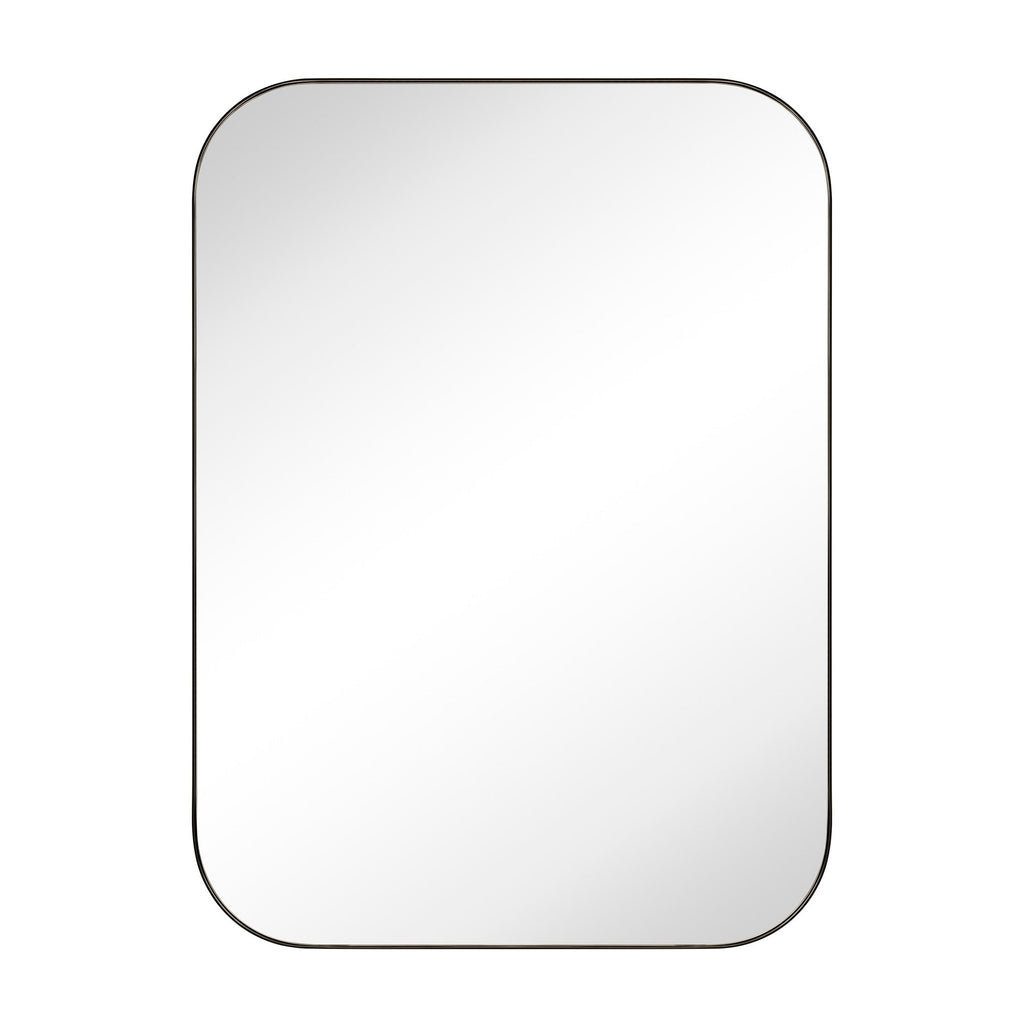 TEHOME Mid-Century Modern Chic Metal Rounded Wall Mirrors