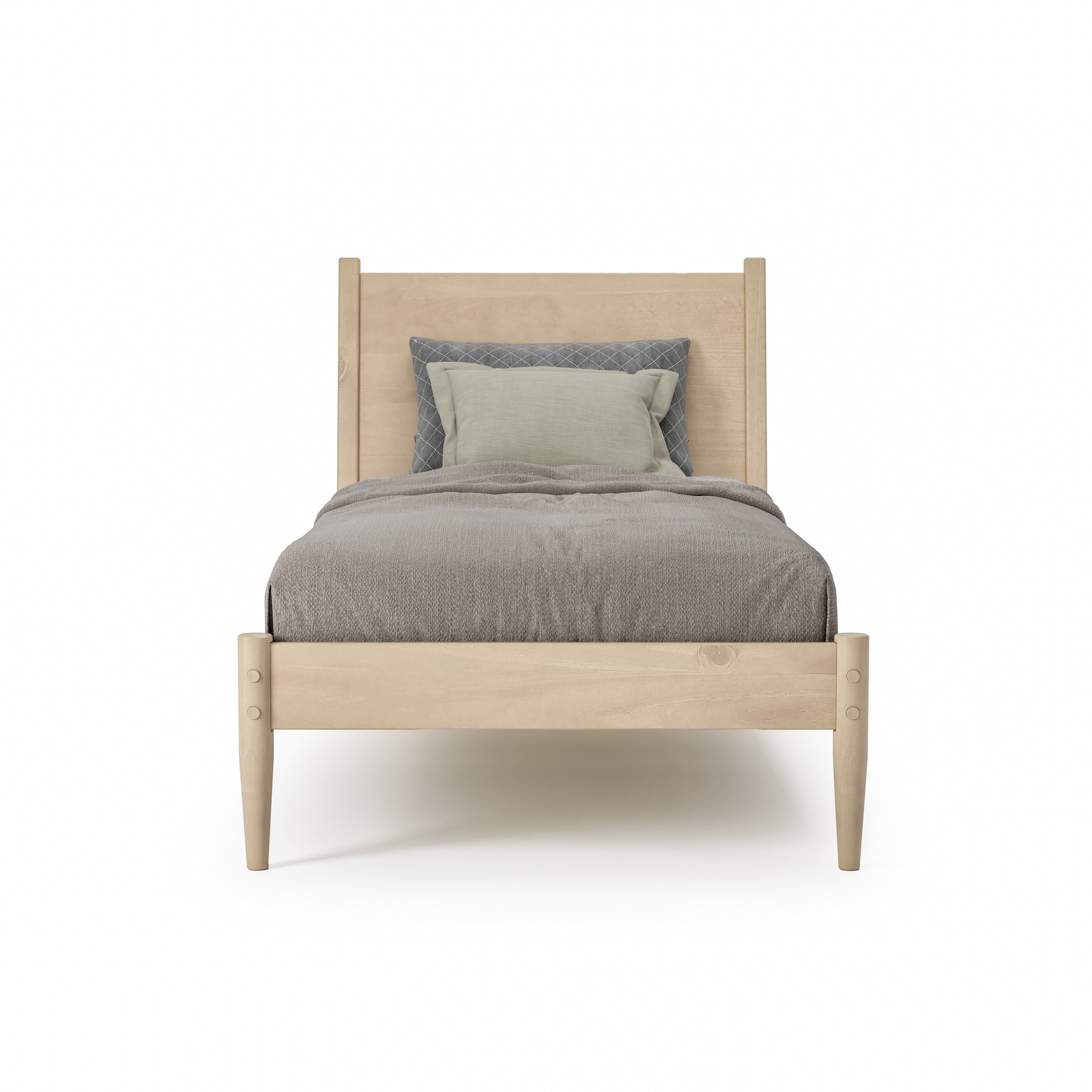 Mid-Century Panel Bed