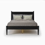 Mid-Century Panel Bed